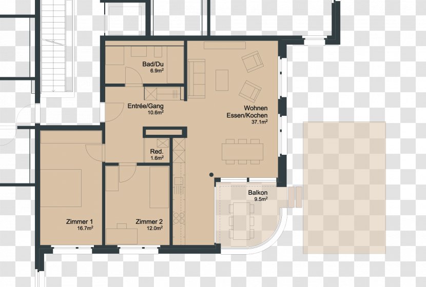 Floor Plan Angle - Area Transparent PNG