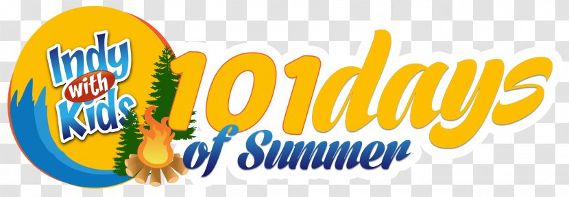 Logo Brand Font - Yellow - Kids Summer Flyer Transparent PNG