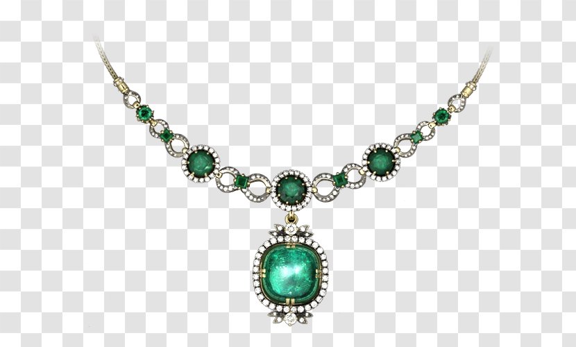 Jewellery Necklace Emerald Yuvelirnyy Dom Dyul'ber Filigree - Fashion Accessory Transparent PNG