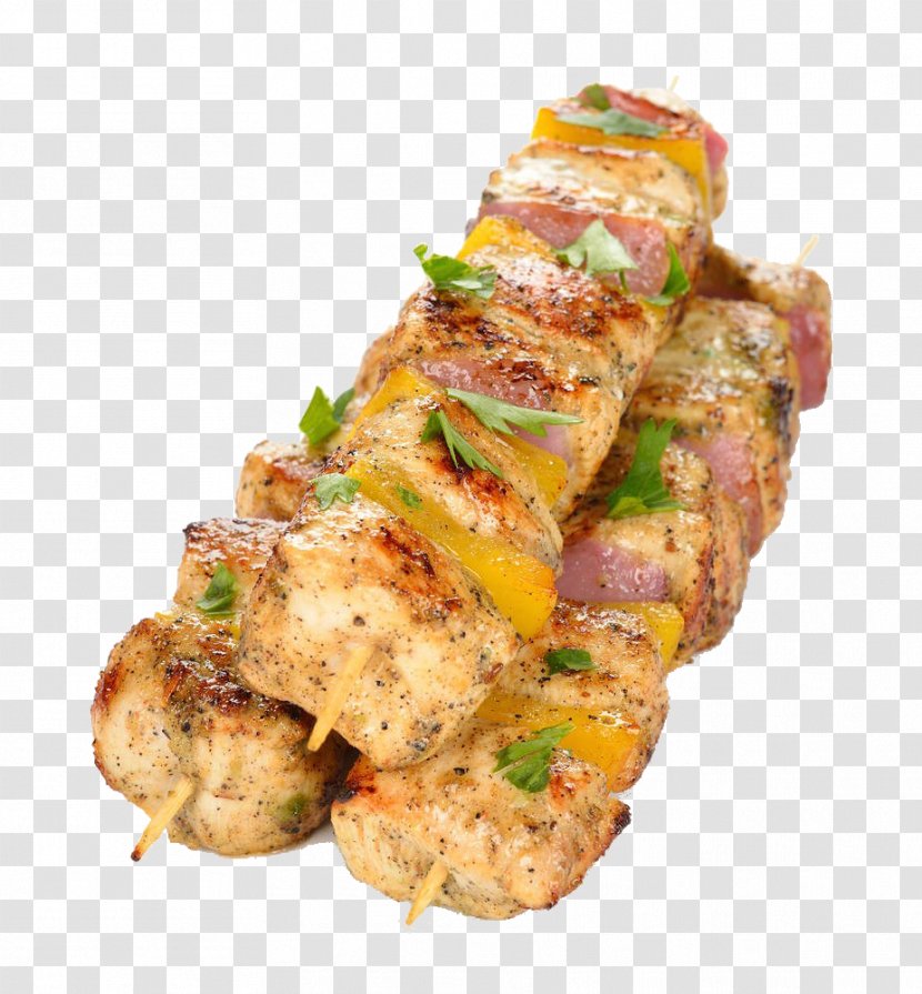 Yakitori Shish Taouk Souvlaki Shashlik Kebab - Animal Source Foods - Chicken Onion String Transparent PNG