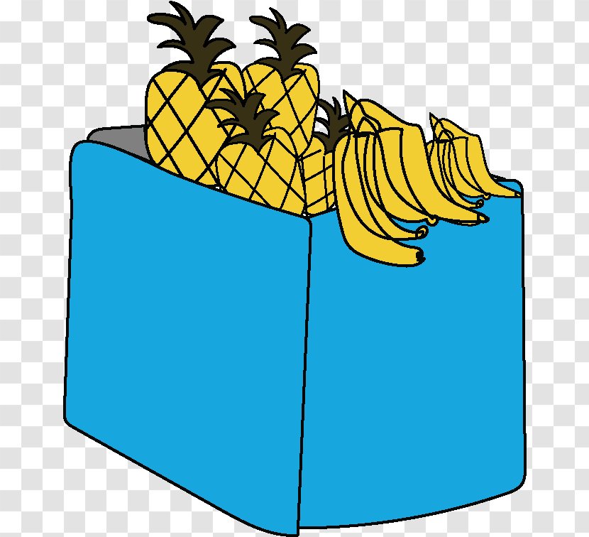 Pineapple Cartoon - Retail - Fruit Plant Transparent PNG
