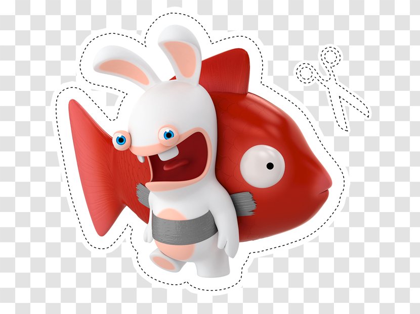 Rabbids Land Rayman Raving Go Home Rabbit Wii U - Silhouette Transparent PNG