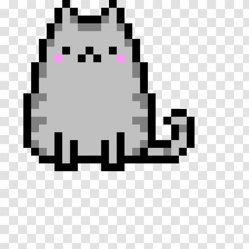 Cat Pixel Art Cuteness - Silhouette Transparent PNG