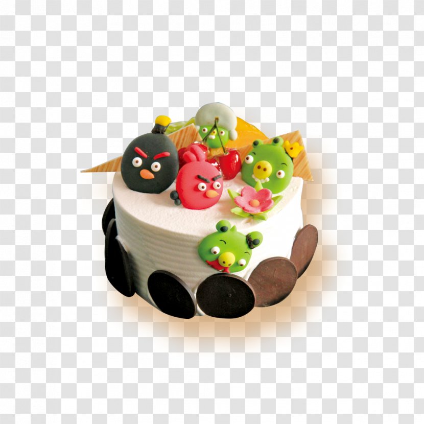 Angry Birds Chocolate Cake Birthday Torte - Pasteles Transparent PNG