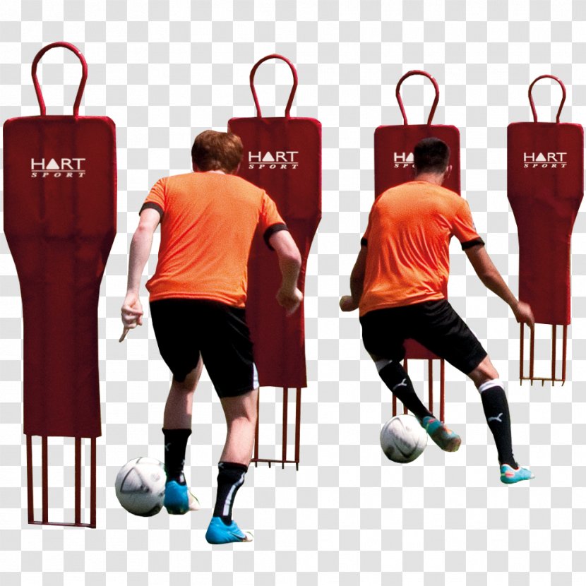 Hart Vi Defender Float Tube With Fins, Inflator And Bag Football Goal Penalty Shot Sports - Dribbling - Progression Kicking Soccer Ball Into Transparent PNG
