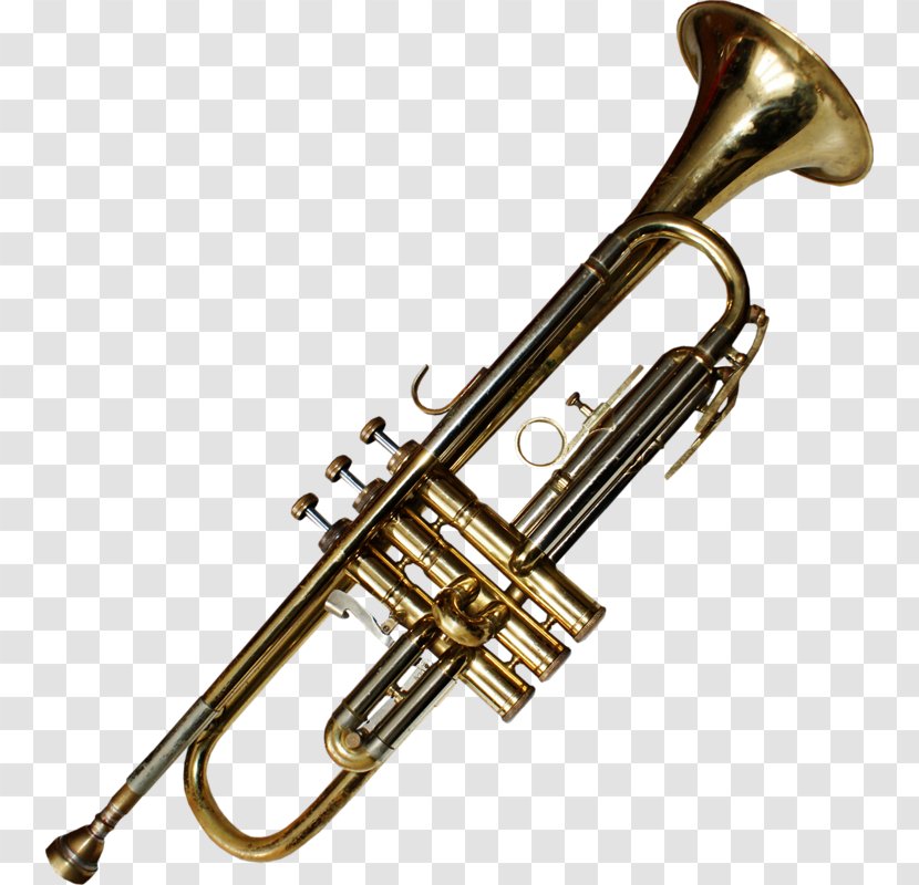 Trumpet Musical Instruments Brass Trombone - Frame - Angel Transparent PNG