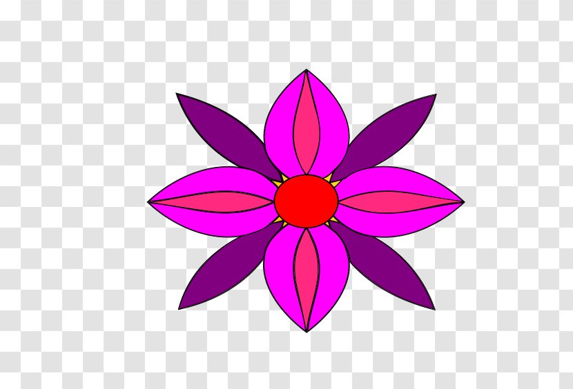 La Calavera Catrina Clip Art - Pink - Open Flowers Transparent PNG