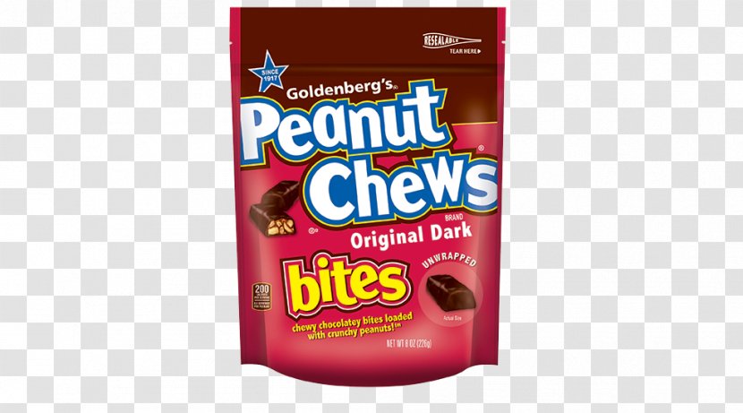 Chocolate Bar Goldenberg's Peanut Chews Candy - Dark - Kernel Transparent PNG