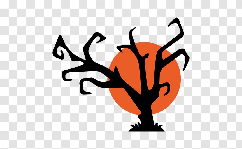 Tree Halloween Clip Art Transparent PNG