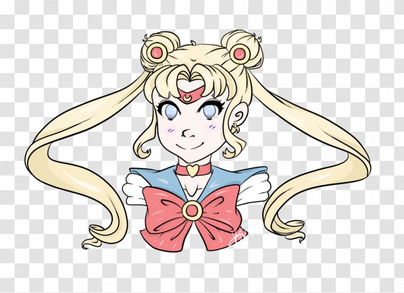 Artist Drawing Line Art Work Of - Cartoon - Sailor Moon Transparent PNG