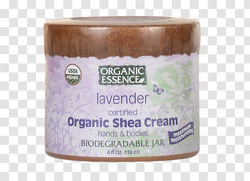 Cream Shea Butter Fluid Ounce Lavender - Organic Transparent PNG