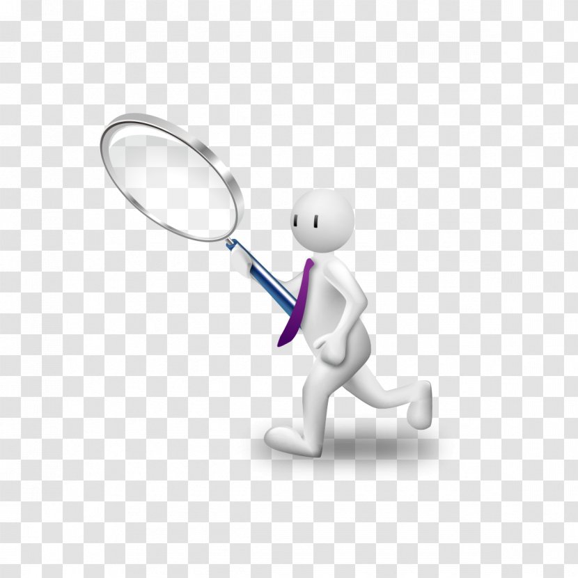 Magnifying Glass Euclidean Vector - Flower - People Take A Transparent PNG
