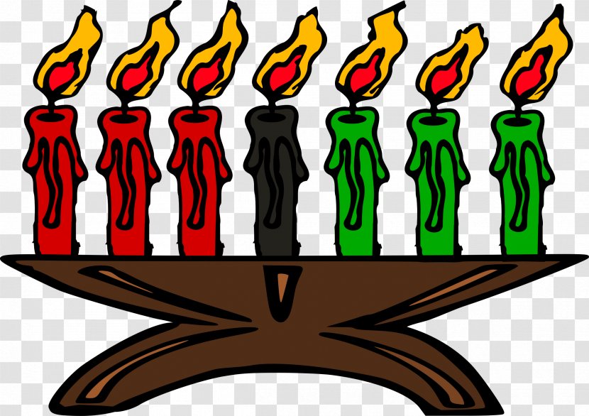 Kwanzaa Kinara Candle African American Clip Art - Diaspora Transparent PNG