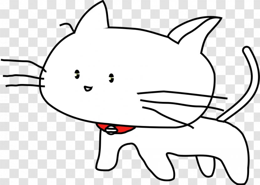 Cat Cartoon Drawing Clip Art - Flower - Kitty Clipart Transparent PNG