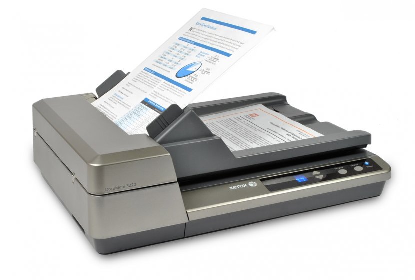 Standard Paper Size Image Scanner Automatic Document Feeder Xerox - Hardware Transparent PNG