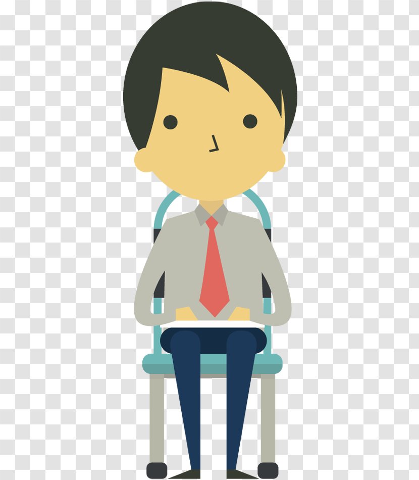 Clip Art Chair Cartoon Illustration Sitting - Digital - Business Shopping Transparent PNG