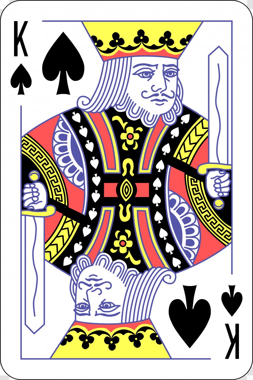 King Of Spades Playing Card Suit Jack - Frame - Queen Transparent PNG