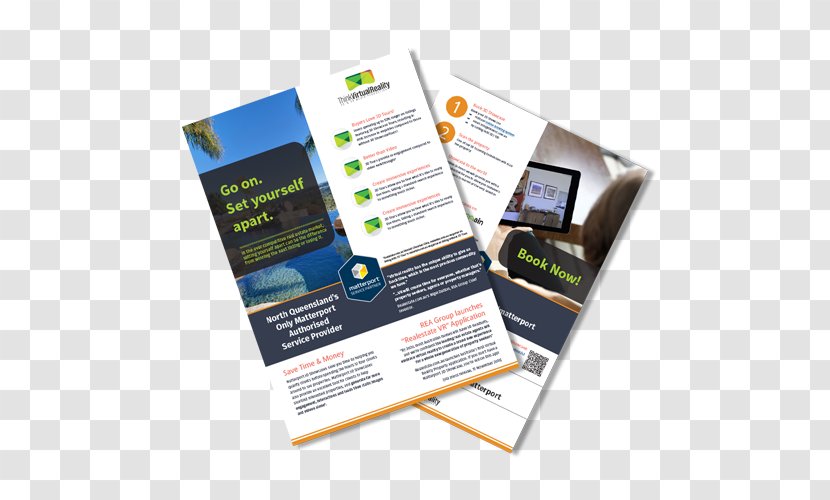Advertising Brochure Matterport Flyer Service - Real Estate Transparent PNG