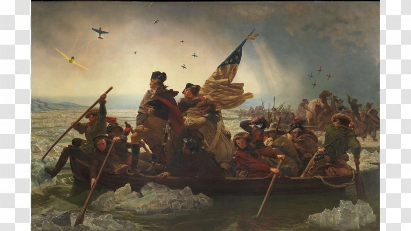 George Washington's Crossing Of The Delaware River Metropolitan Museum Art Washington - Pics American Revolution Transparent PNG
