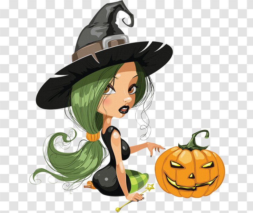 Cartoon Witchcraft Drawing - Tree - Witch Hazel Transparent PNG