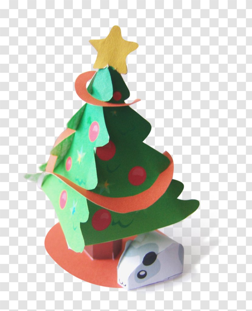 Paper Model Christmas Tree Toys - Ornament - Guinea Pig Transparent PNG