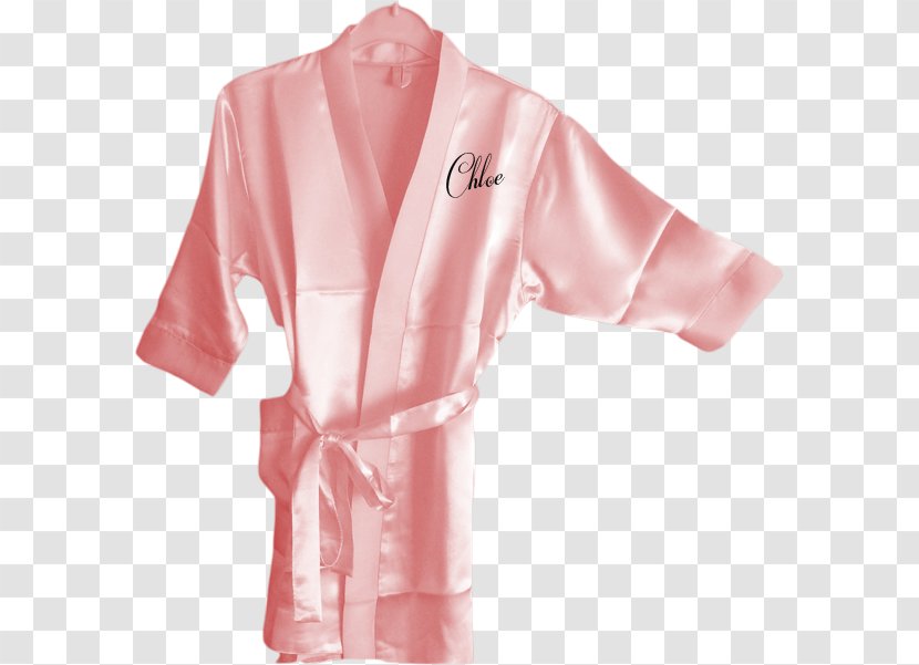 Robe Dobok Sleeve Pajamas Costume - Bridesmaid Font Transparent PNG