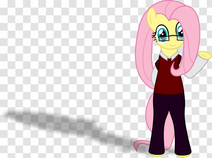 Fluttershy DeviantArt Pony - Flower - Luminescent Vector Transparent PNG