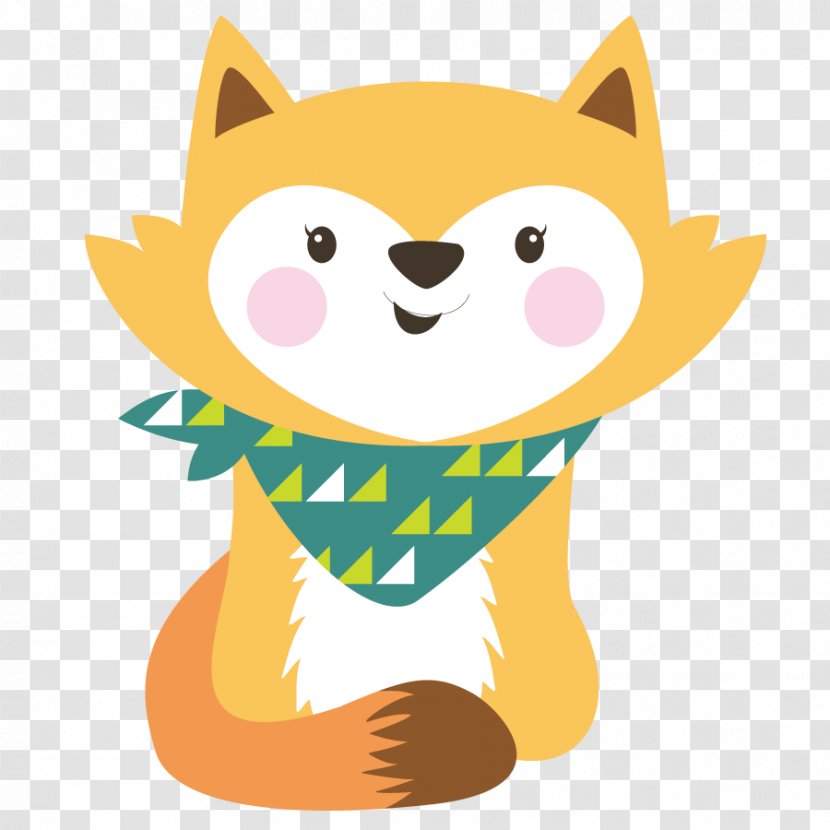 Cartoon Fox - Small To Medium Sized Cats - Animals Transparent PNG