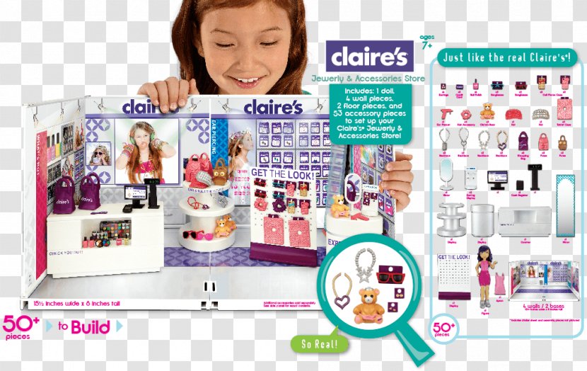 Claire's Toy Clothing Accessories Doll Amazon.com - Game Transparent PNG