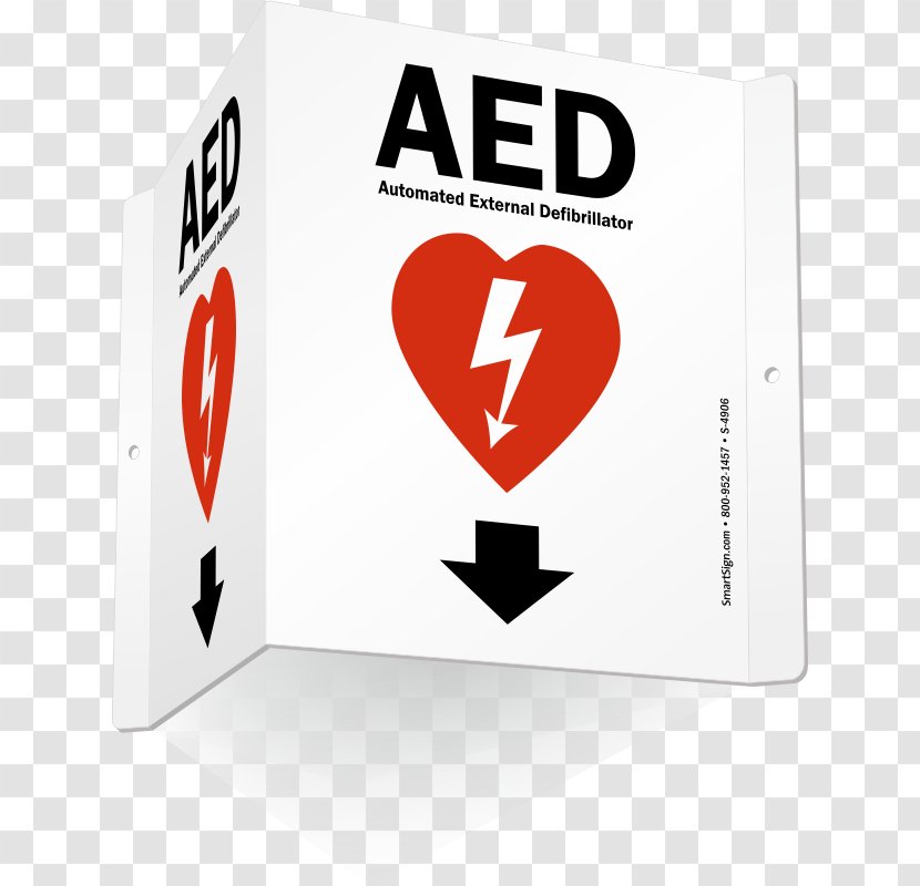 Automated External Defibrillators Defibrillation Signage Safety First Aid Supplies - Medical Device Transparent PNG