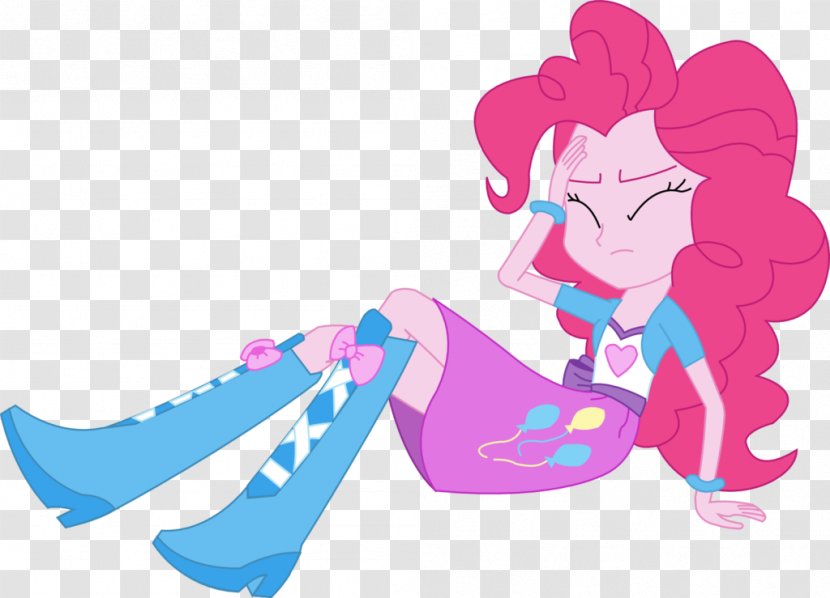 Pinkie Pie Twilight Sparkle Pony Rarity Equestria - Heart - Girls Rainbow Rocks Transparent PNG