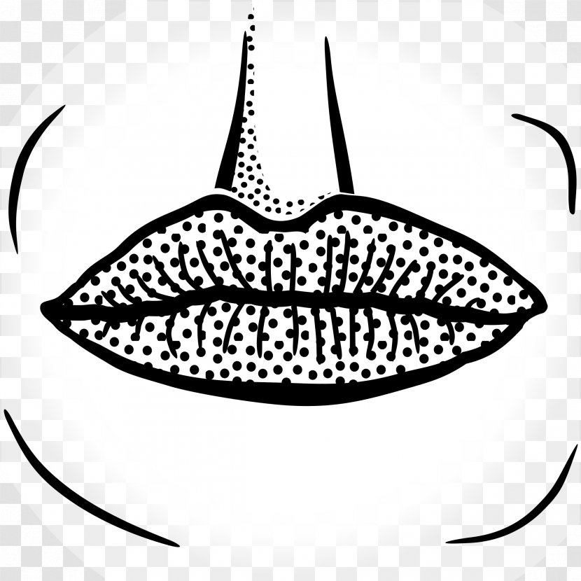 Line Art Drawing Mouth Lip - Symbol Transparent PNG