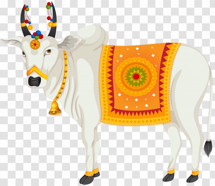 Dairy Cattle India Gyr Amrit Mahal Clip Art - Reindeer - La Transparent PNG