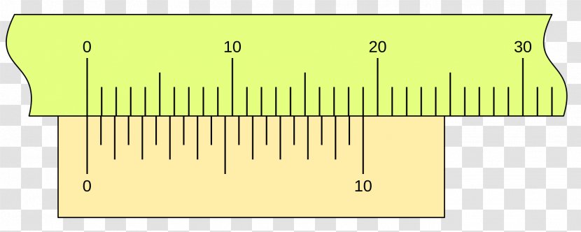 Nonius Vernier Scale Calipers Measurement Measuring Instrument - Diagram - Angle Transparent PNG