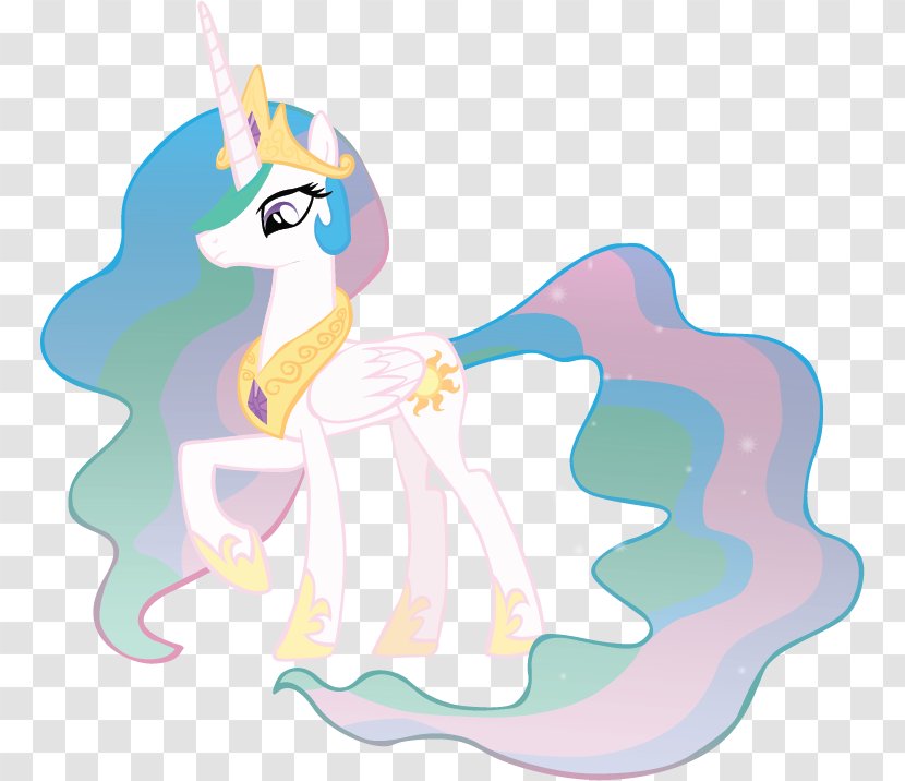 Princess Celestia Luna Pony - Organism - Haircut Vector Transparent PNG