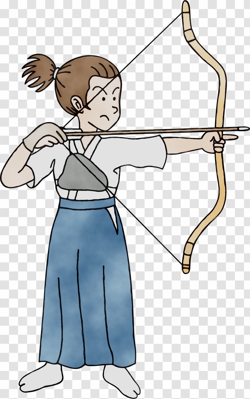 Clip Art Illustration Public Domain Copyright-free Vector Graphics - Bow And Arrow Transparent PNG