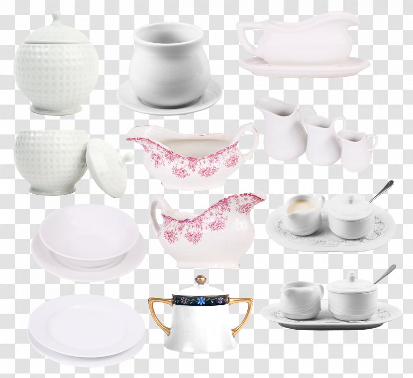 Tableware Porcelain Coffee Cup Kettle Mug M Transparent PNG