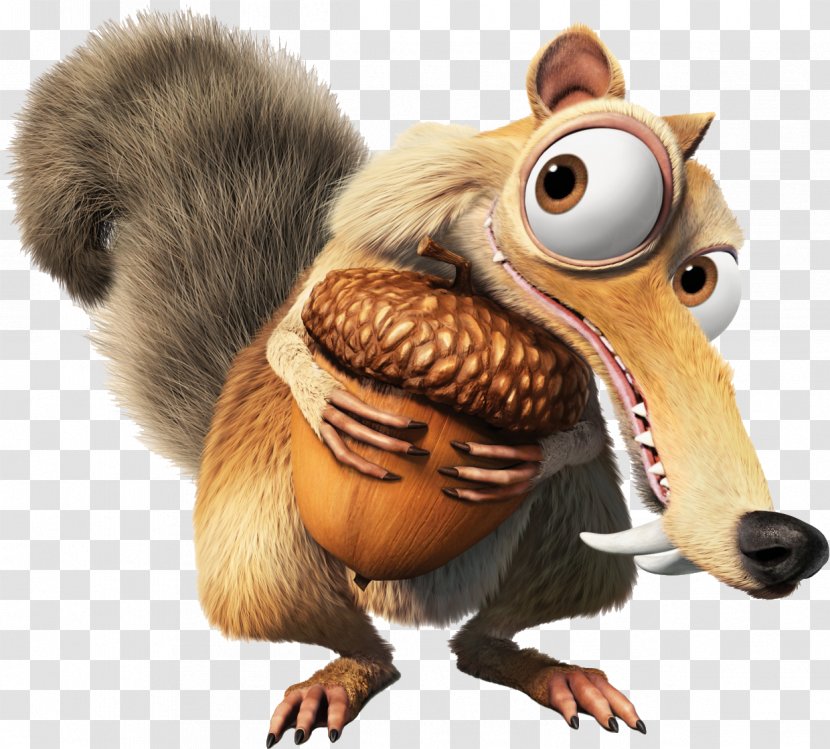 Scratte Sid Ice Age Clip Art - Chipmunk Transparent PNG