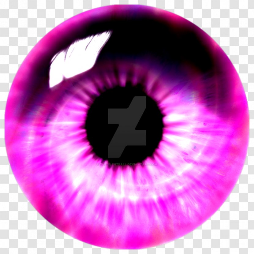 Iris Transparent Eyeball Purple - Silhouette - Pinkeye Transparent PNG