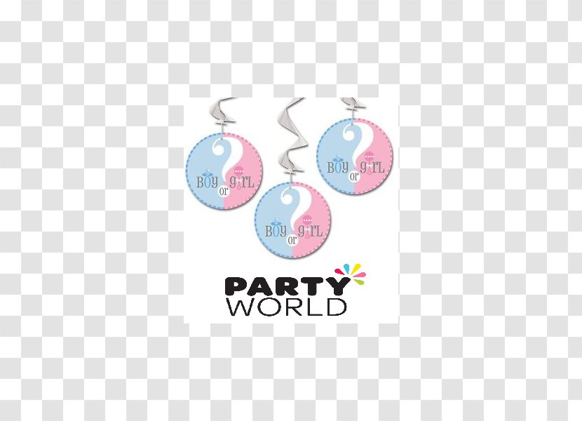 Gender Reveal Hanging Swirl Decorations Baby Shower Party Infant - Frame Transparent PNG