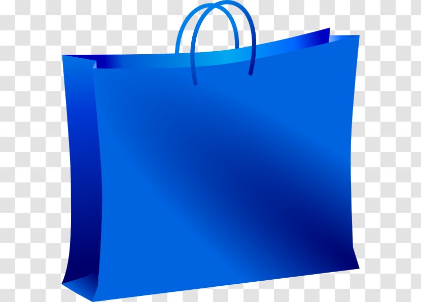 Paper Shopping Bags & Trolleys Clip Art - Azure - Pictures Transparent PNG