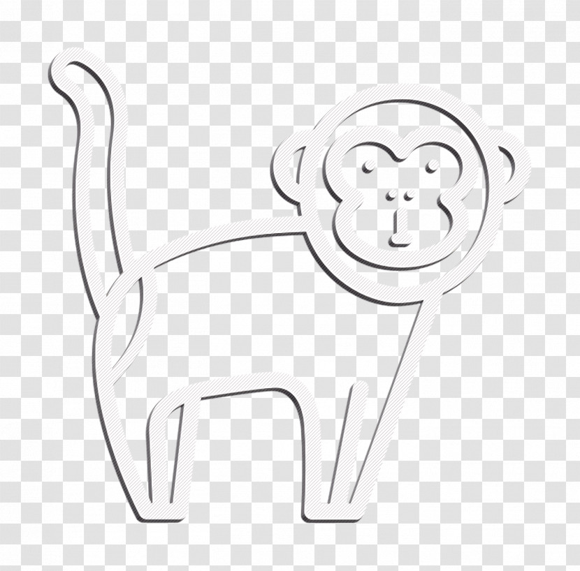 Forest Animals Icon Monkey Icon Transparent PNG