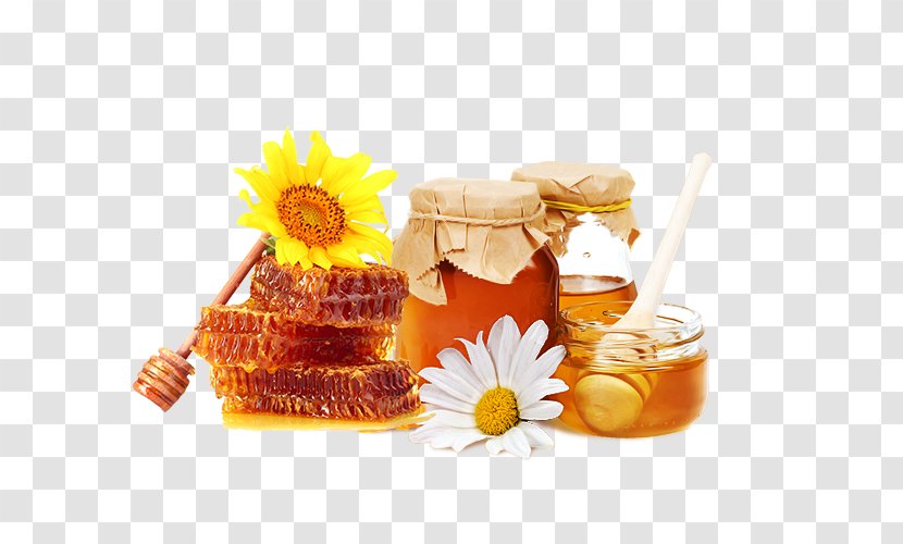 Honey Bee Food Flavor Honeycomb - Junk - Sunflower Pull Material Free Transparent PNG