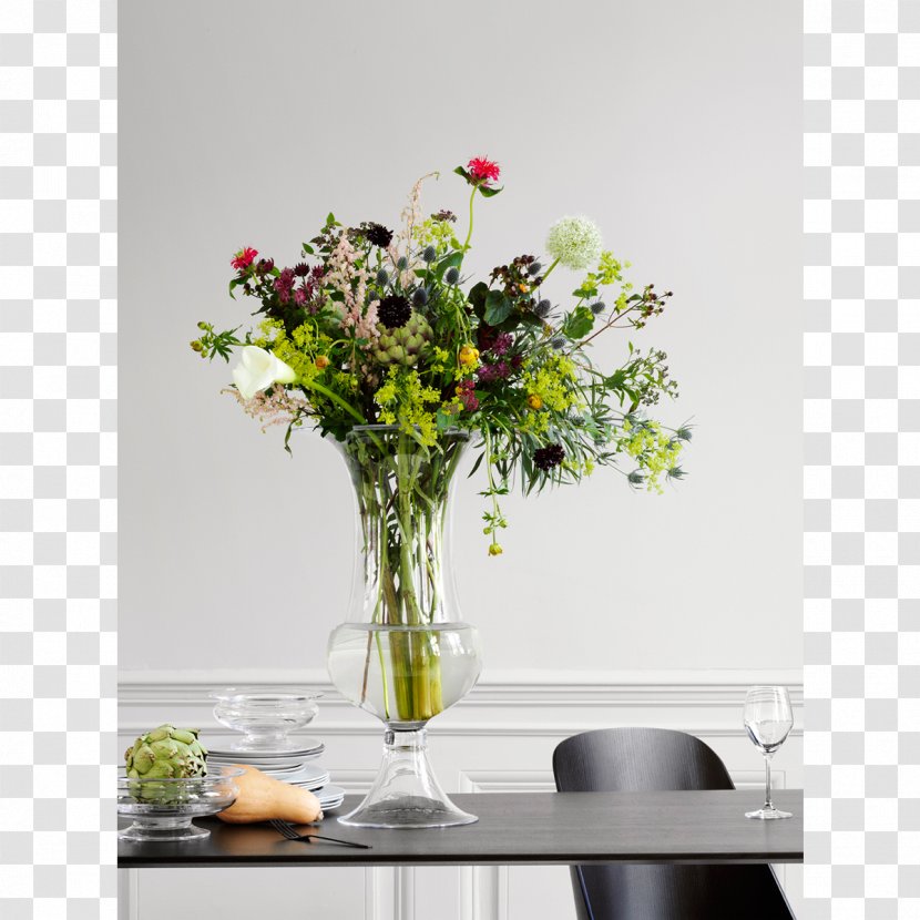 Vase Holmegaard Old English - Flower Decoration Simulation Transparent PNG