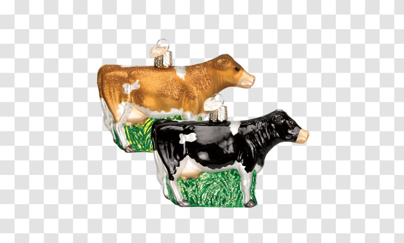 Jersey Cattle Christmas Ornament Dairy - Gift - Milk Cow Transparent PNG