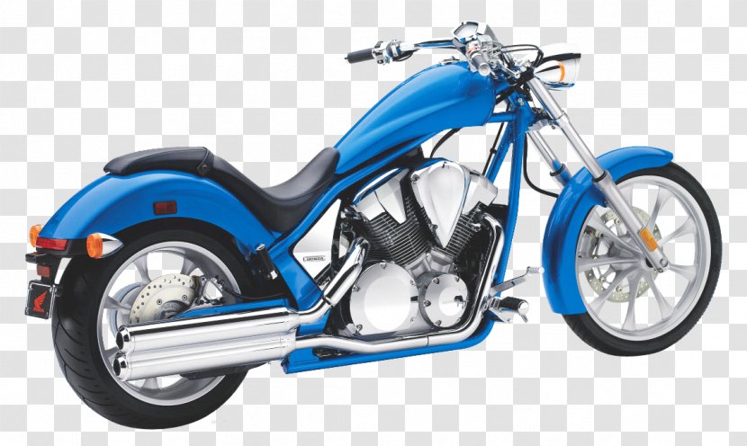 Honda Fury Car Motorcycle Chopper - Wheelbase - Blue Bike Transparent PNG