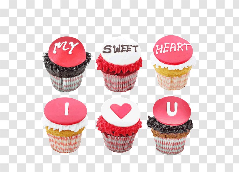Cupcakes & Muffins Red Velvet Cake Party Cup Cakes - Dessert - Cupcake Transparent PNG