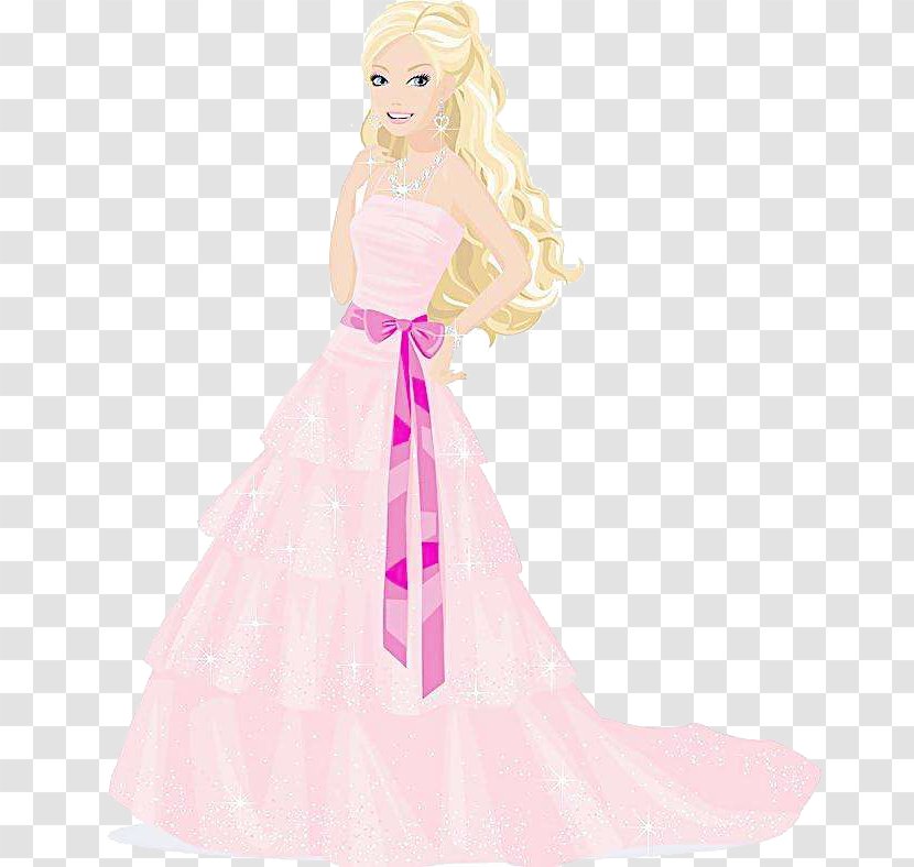 Barbie Fashion Design Gown Dress - Tree - Foreign Princess Transparent PNG