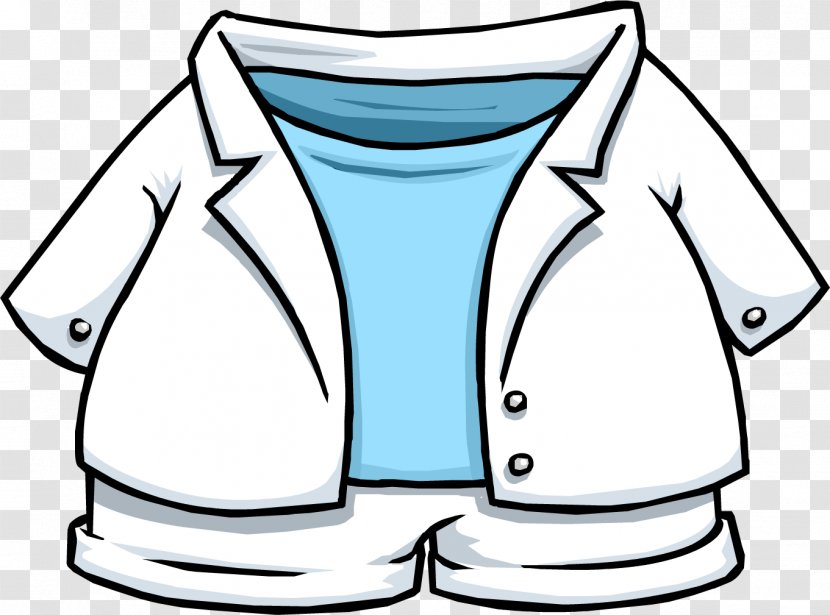 Clothing T-shirt Club Penguin Suit Outerwear - Button - Clothes Transparent PNG
