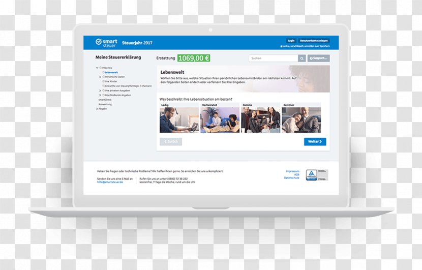 Tax Return Computer Software Honda Motor Company Web Page - Display Advertising - White Laptop Transparent PNG
